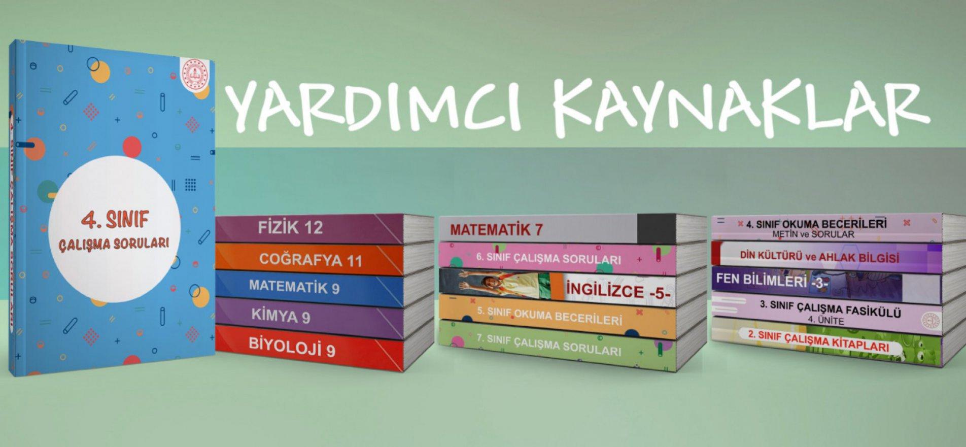 2022-2023 EĞİTİM ÖĞRETİM YILI BAŞINDA YARDIMCI KAYNAKLAR ÖĞRENCİLERİN SIRALARINDA OLACAK