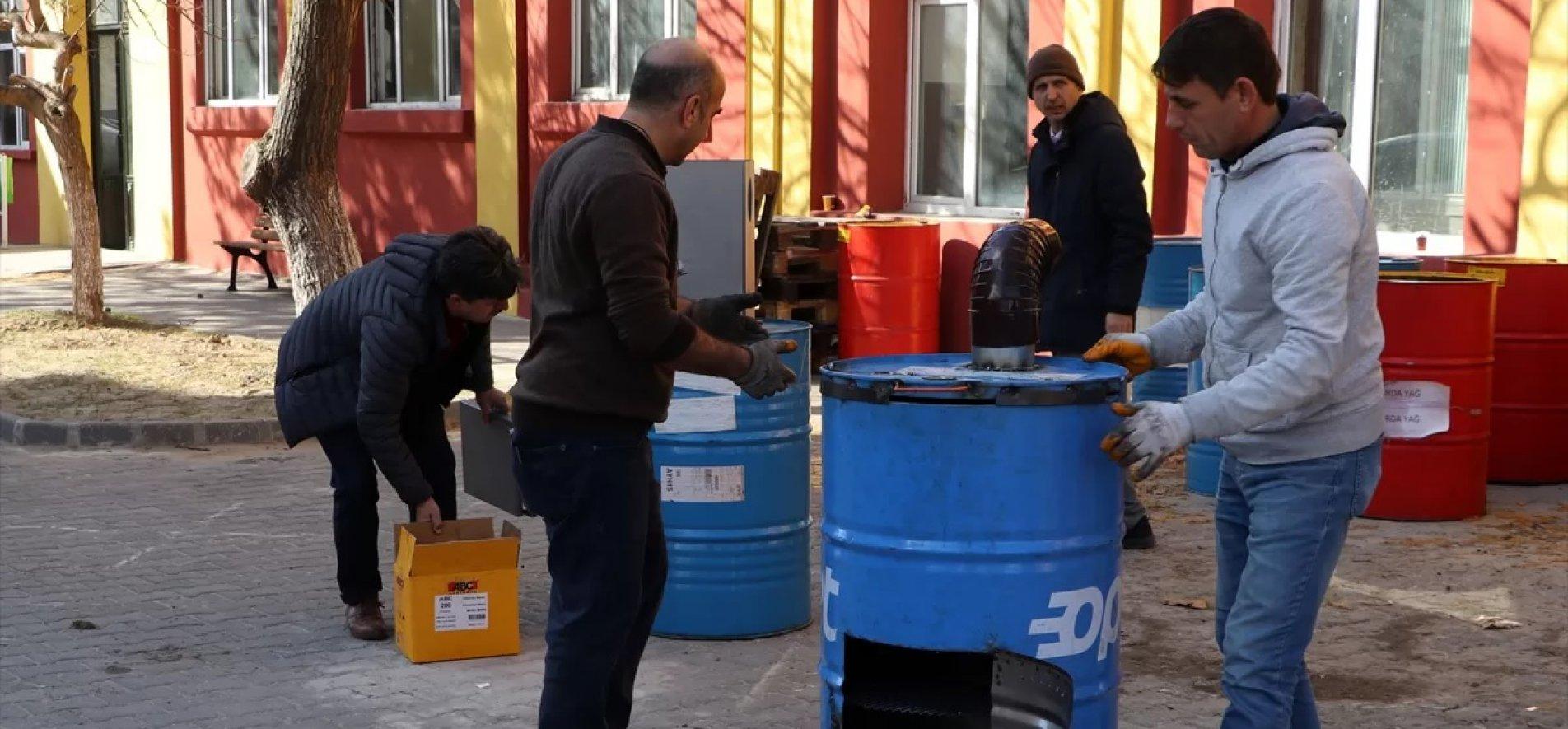 TRAKYA'DAKİ MESLEK LİSELERİ, DEPREMZEDELERİN ÜŞÜMEMESİ İÇİN SOBA ÜRETİM ATÖLYESİNE DÖNÜŞTÜRÜLDÜ